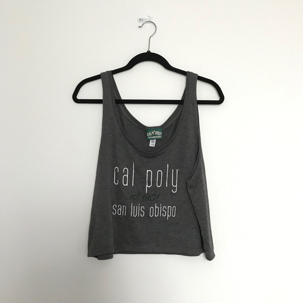Cal Poly San Luis Obispo (SLO) Crop Tank Top